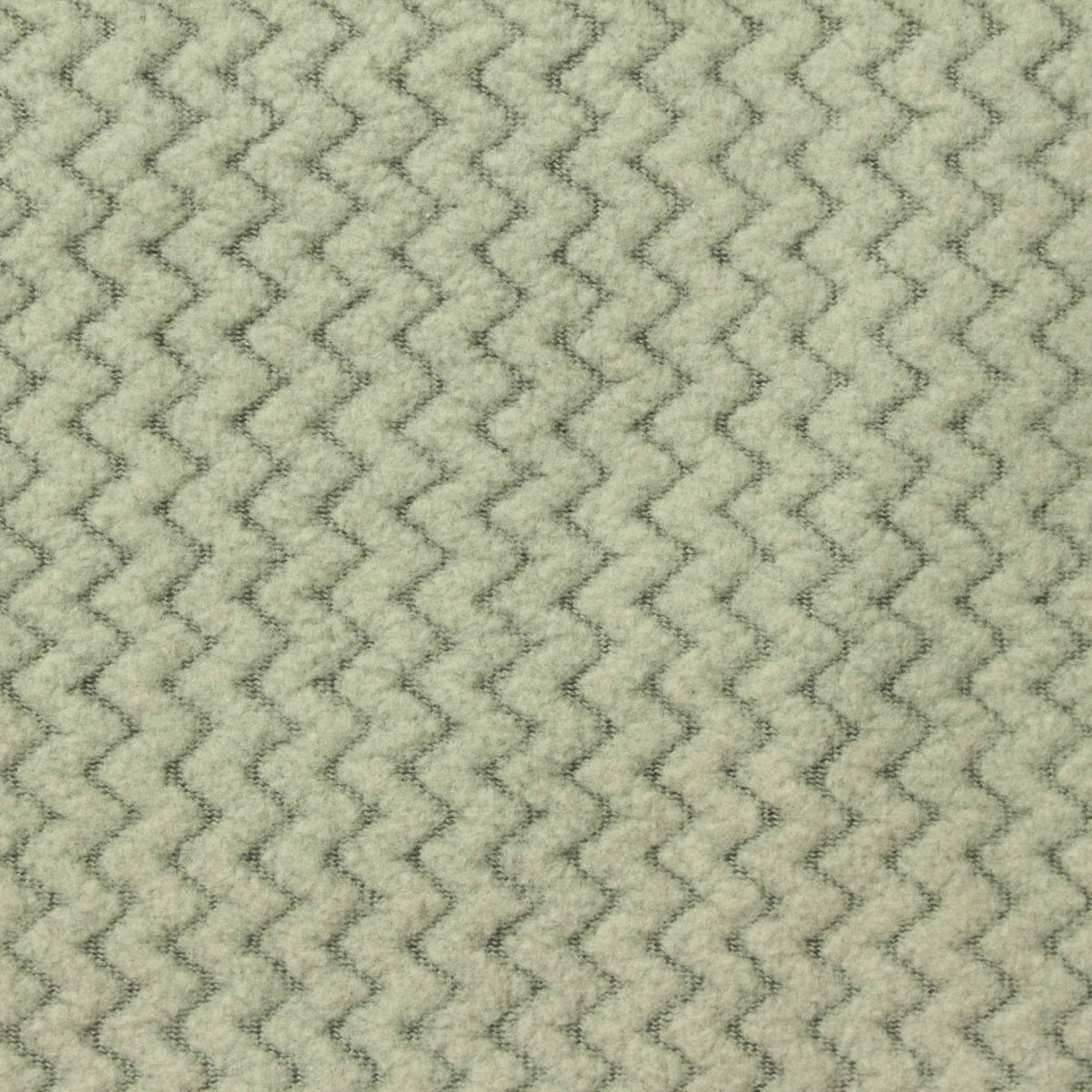 Light Green Zigzag Jersey Knit, Polyester