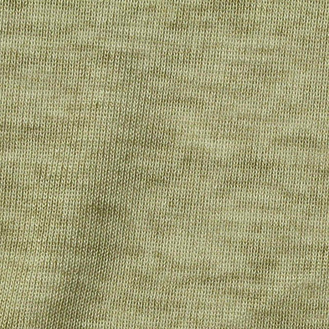 Light Green Marl Rib Knit, Tencel Lyocell-Acrylic