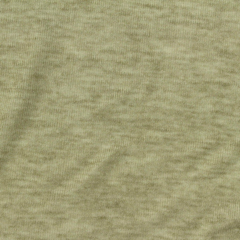 Light Green Marl Rib Knit, Tencel Lyocell-Acrylic