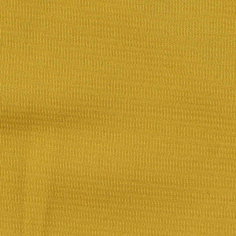 Polyester Stretch Interlock Knit Fabric, 210 gsm, 150 cm — Yellow