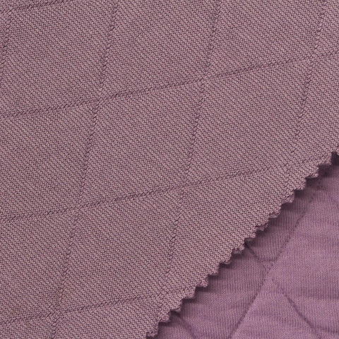 Purple Diamond Jacquard, Poly-Cotton