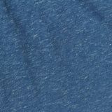 Polyester Linen Jersey Knit Fabric, 160 gsm, 170 cm — Blue