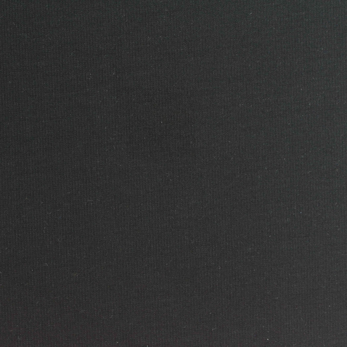 Polyester Viscose Blend Stretch Ponte Knit Fabric, 210 gsm, 150 cm — Black