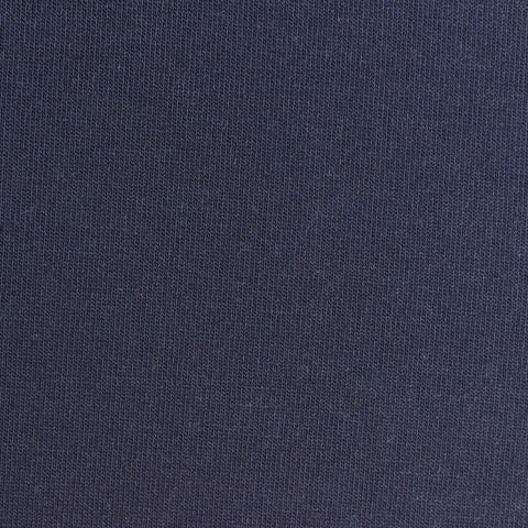 100% Polyester French Terry Fabric, 320 gsm, 160 cm — Navy