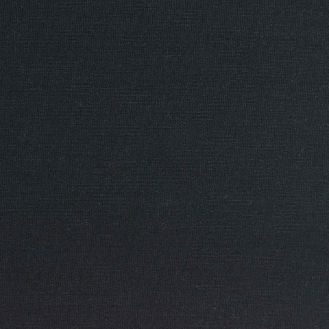 Polyester Modal Stretch Scuba Knit Fabric, 260 gsm, 180 cm — Black