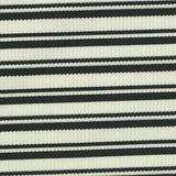 Black Horizontal-Stripe Waffle Knit, Nylon-Spandex — texture