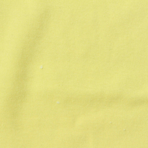 100% Cotton Rib Knit Fabric, 180 gsm, 170 cm — Yellow