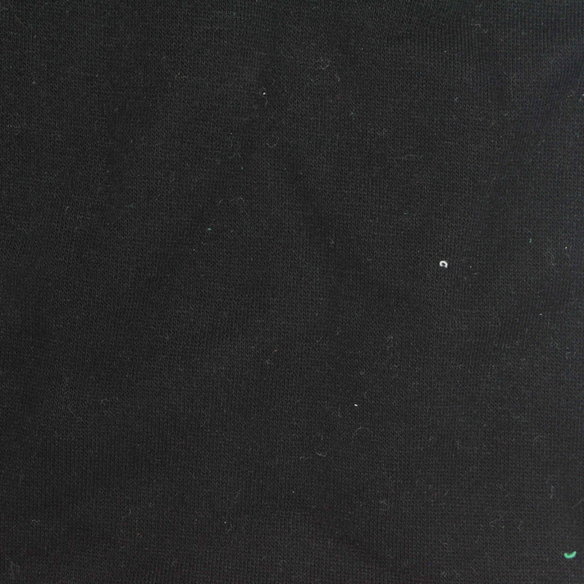 Polyester Cotton Stretch Velvet Fabric, 320 gsm, 180 cm — Black