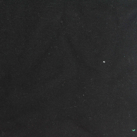 Polyester Cotton Stretch Velvet Fabric, 320 gsm, 180 cm — Black