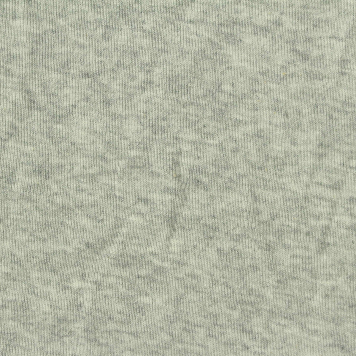 Light Grey Marl Rib Knit, Cotton, 185 gsm