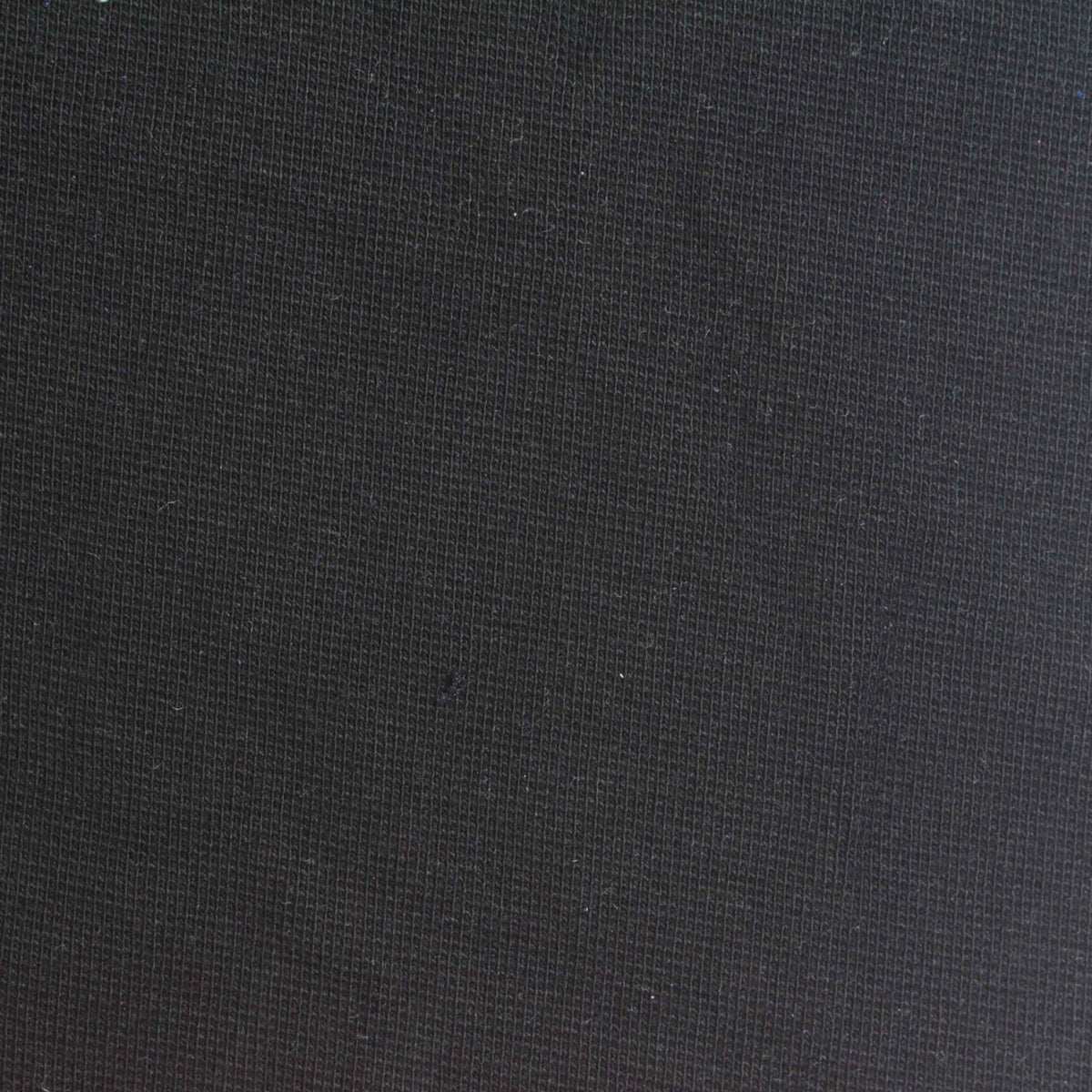 Cotton Stretch Rib Knit Fabric, 400 gsm, 165 cm — Black