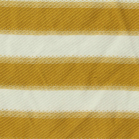 Yellow Horizontal-Stripe Jacquard, Cotton