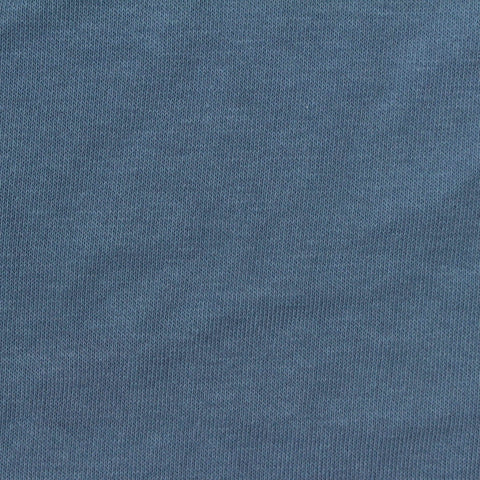 Cotton Polyester French Terry Fabric, 280 gsm, 170 cm — Blue, ref EF-276981