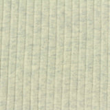 Light Grey Marl Rib Knit, Cotton