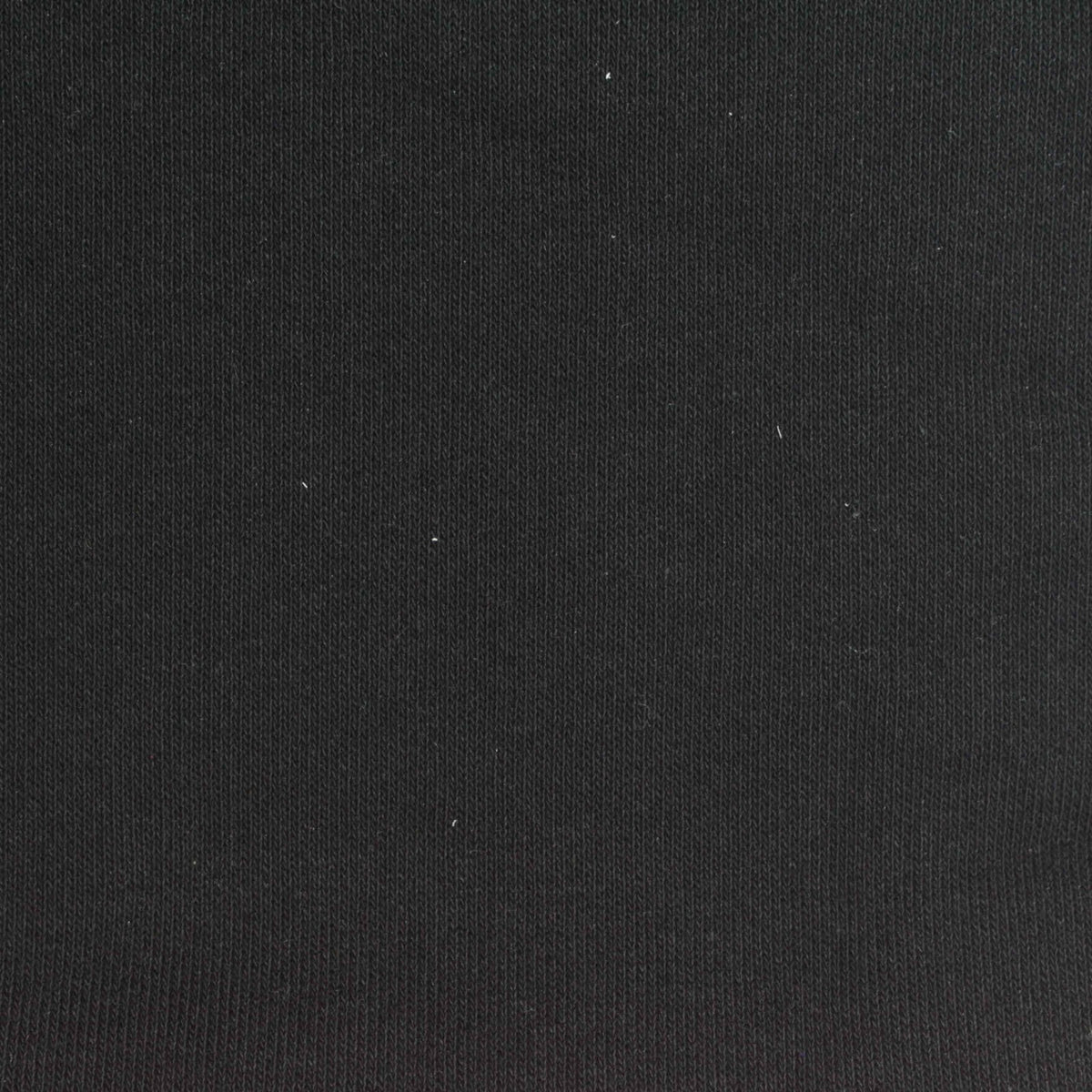Brushed Cotton Polyester French Terry Fabric, 295 gsm, 170 cm — Black