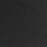 Brushed Cotton Polyester French Terry Fabric, 295 gsm, 170 cm — Black