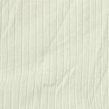 Cotton Stretch Rib Knit Fabric, 200 gsm, 100 cm — White
