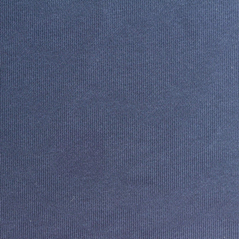 Cotton Polyester French Terry Fabric, 300 gsm, 170 cm — Navy