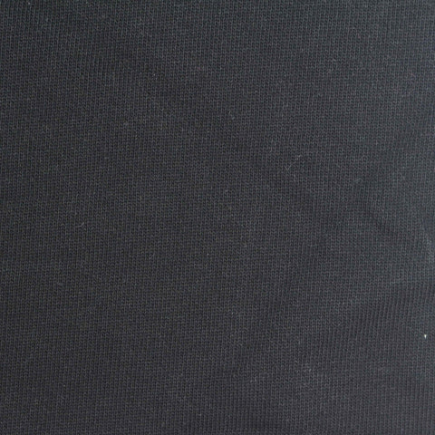 100% Cotton French Terry Fabric, 350 gsm, 170 cm — Black