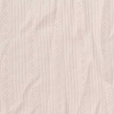 Pale Pink Small-Diamond Rib Knit, Cotton