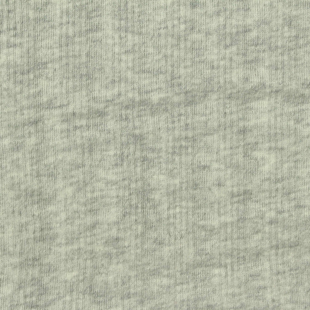 Light Grey Marl Rib Knit, Polyester, 330 gsm, 165 cm