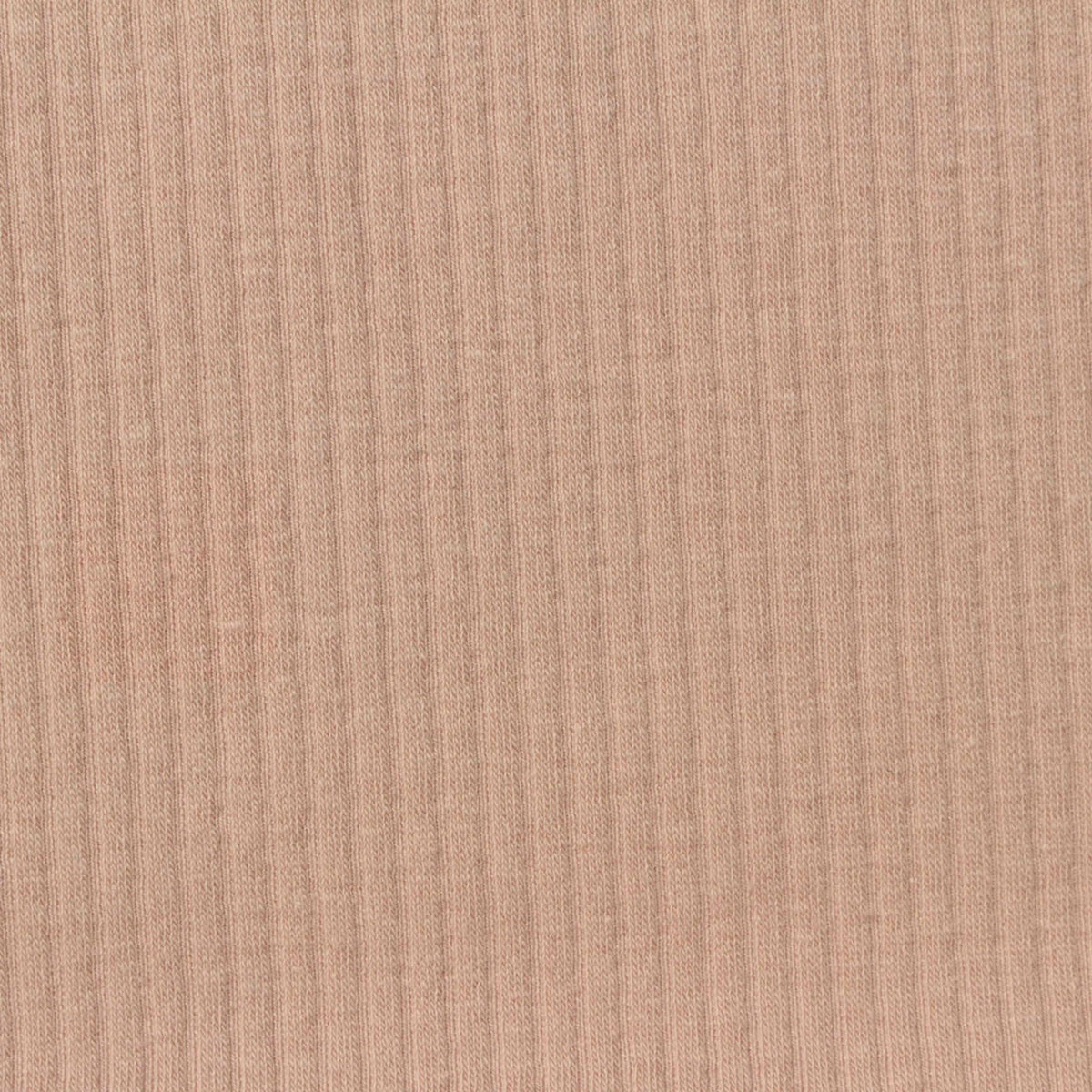 Cotton Polyester Stretch Rib Knit Fabric, 270 gsm, 170 cm — Beige