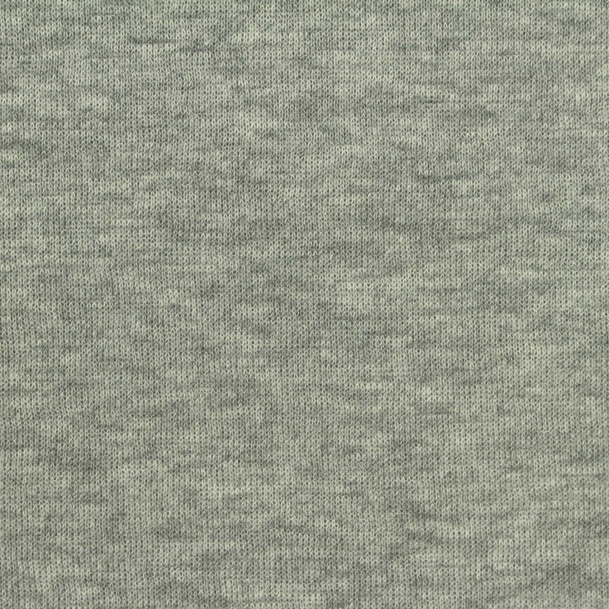 Light Grey Heathered-Marl Knit, Cotton-Poly, 260 gsm
