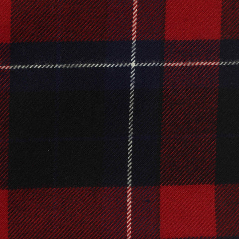 Red Plaid Woven, Poly-Viscose, 200 gsm