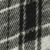 Black Plaid Jacquard, Polyester — texture