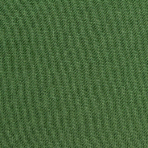 Brushed Polyester Viscose Stretch Chunky Knit Fabric, 180 gsm, 154 cm — Green