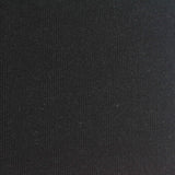 Brushed Polyester Viscose Stretch Chunky Knit Fabric, 185 gsm, 150 cm — Black