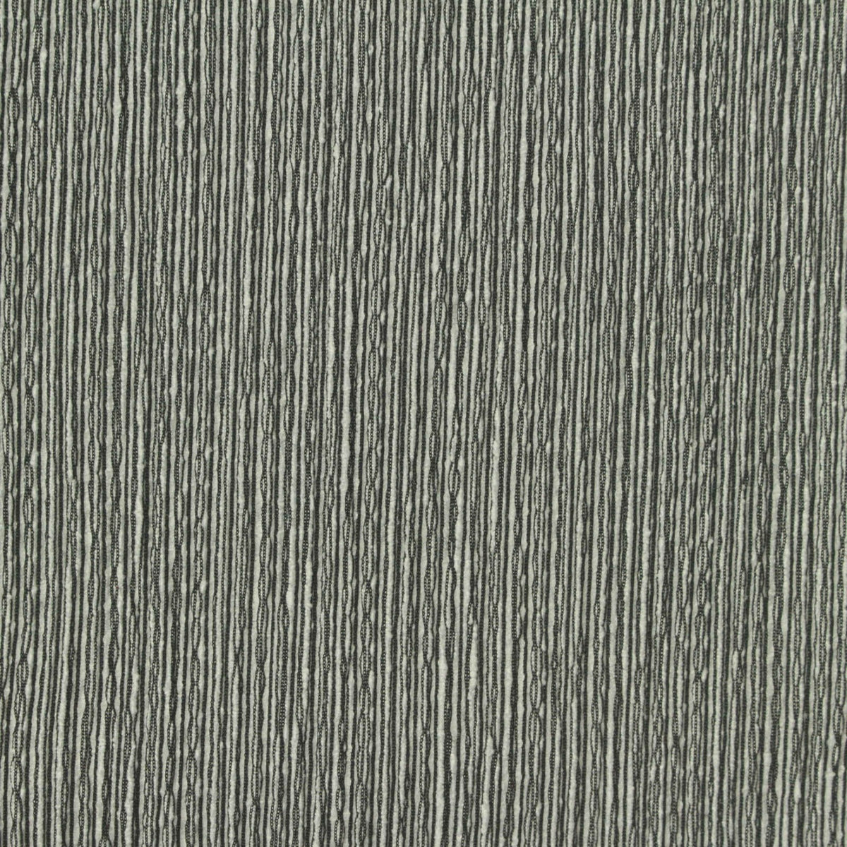 Dark Grey Stripe Crepe, Polyester