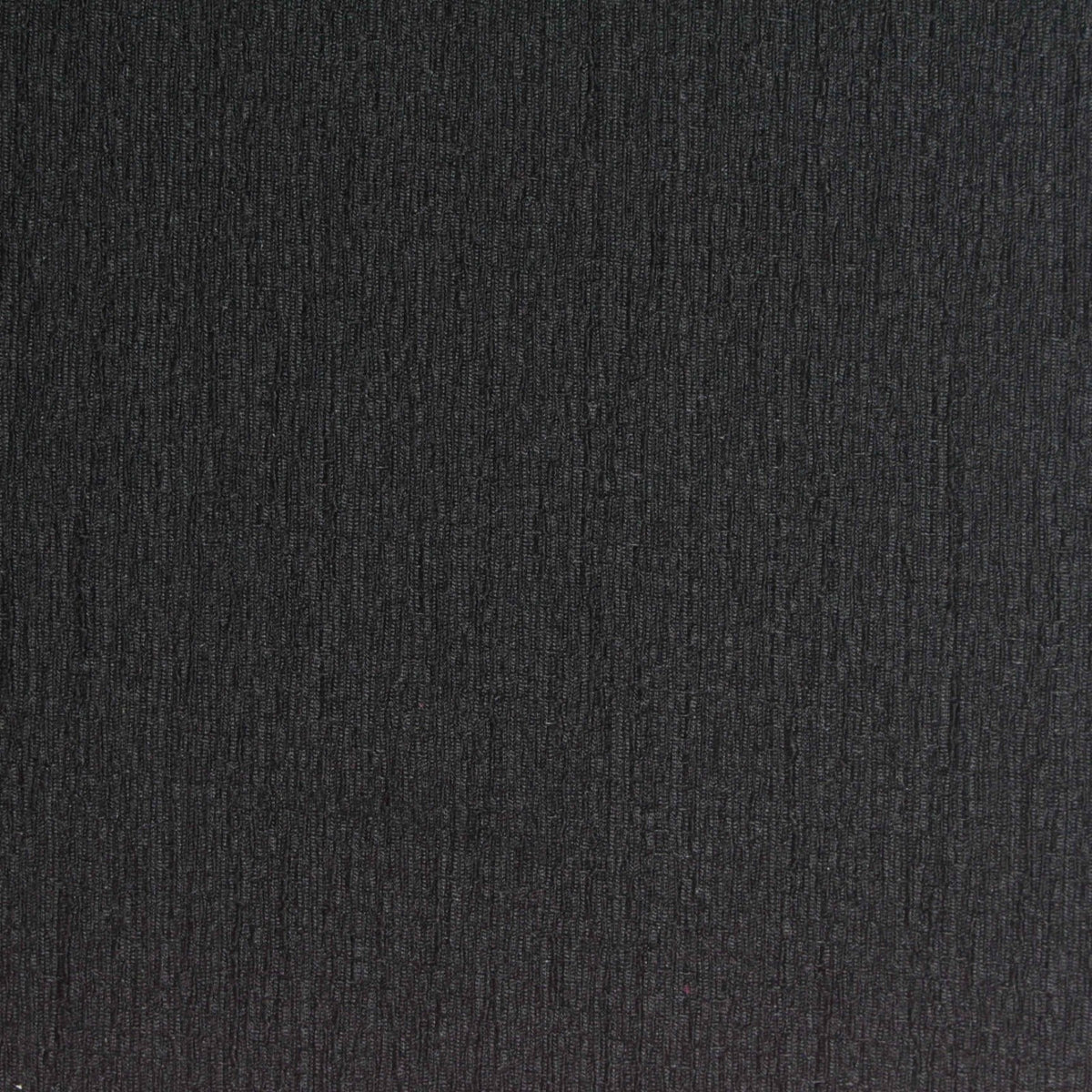 Polyester Stretch Crepe Fabric, 140 gsm, 155 cm — Black