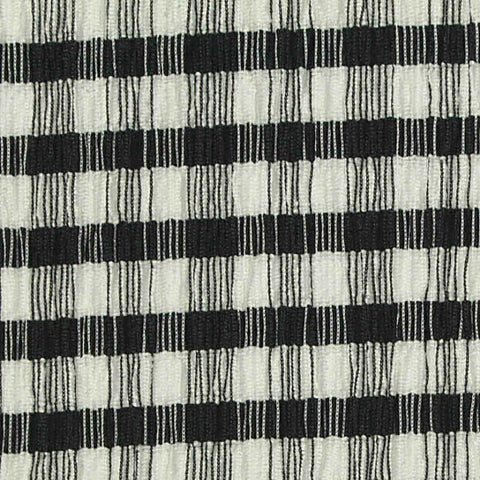 Plaid Polyester Stretch Crepe Fabric, 120 gsm, 160 cm — Multi
