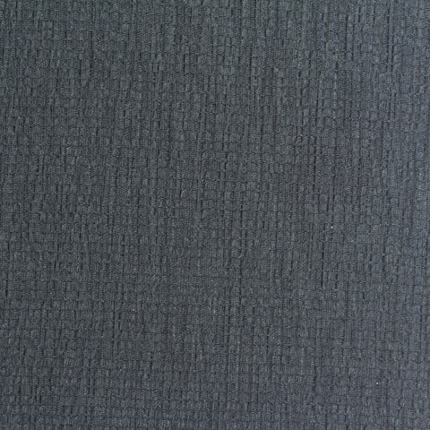 Dark Grey Textured Crepe, Poly-Viscose