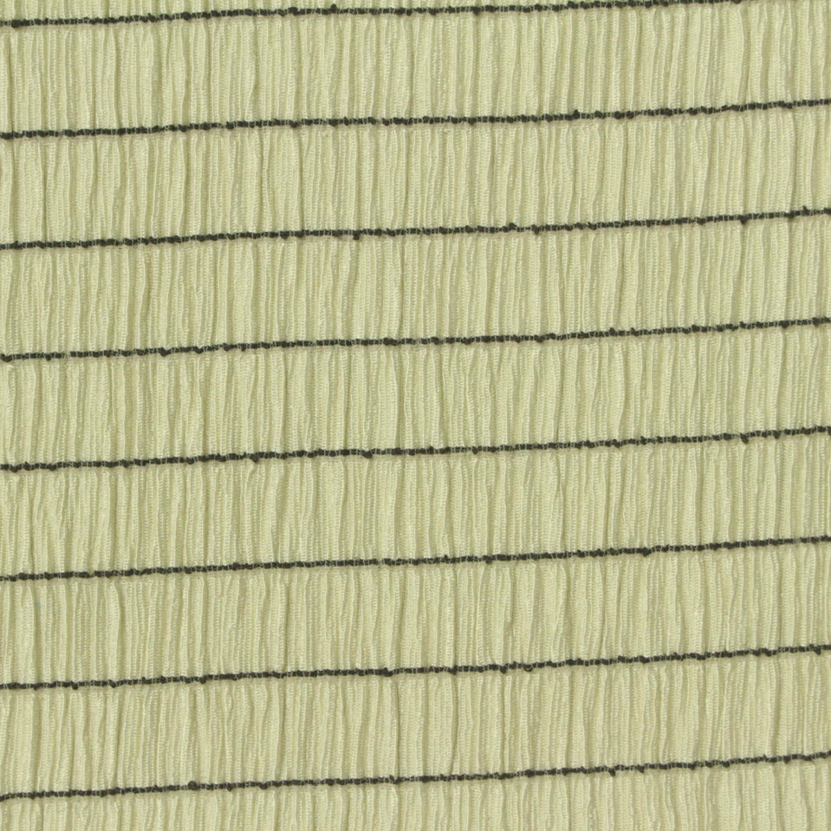 Black Horizontal-Stripe Crepe, Polyester, 130 gsm