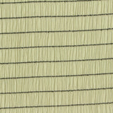 Black Horizontal-Stripe Crepe, Polyester