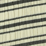 Black Stripes Crepe, Cotton-Poly — texture