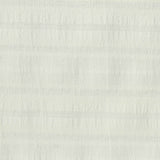 Off-White Horizontal-Stripe Crepe, Polyester