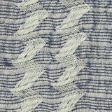 White Zigzag Crepe, Poly-Cotton — texture