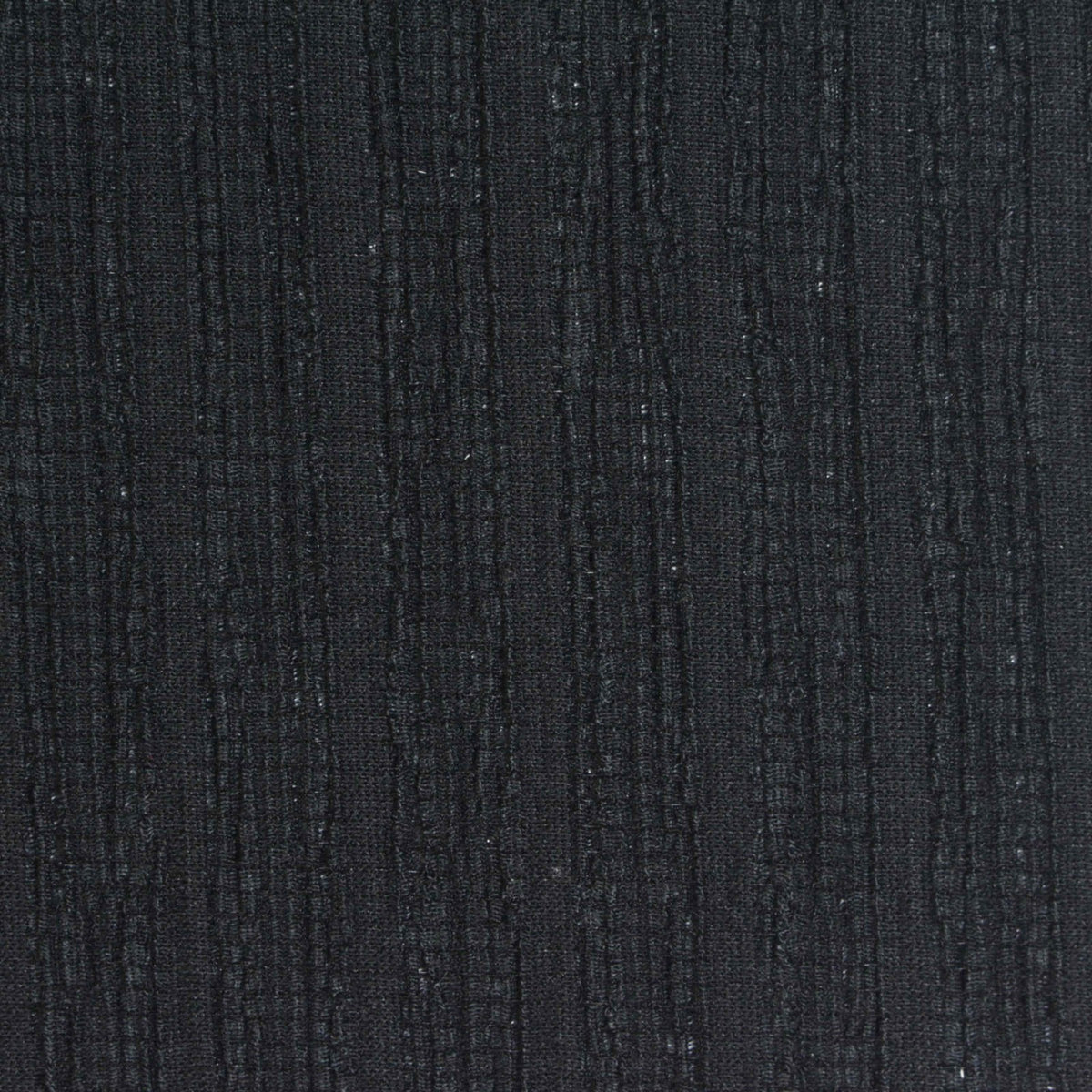 Polyester Stretch Crepe Fabric, 190 gsm, 160 cm — Black, ref EF-277087