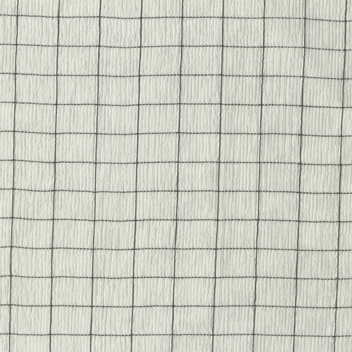 Black Grid Crepe, Acetate-Nylon