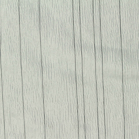 Light Green Vertical-Stripe Crepe, Acetate-Nylon