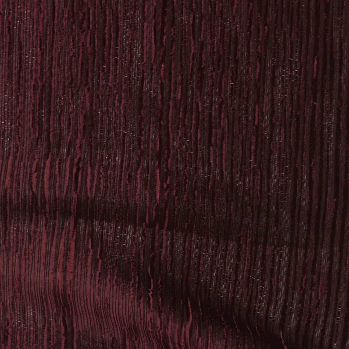 Maroon Textured Crepe, Polyester