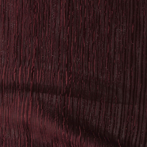 Maroon Textured Crepe, Polyester