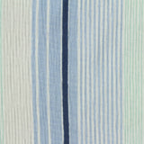 Blue Vertical-Stripe Crepe, Polyester