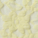 Light Yellow Floral Lace, Nylon — texture