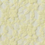 Light Yellow Floral Lace, Nylon