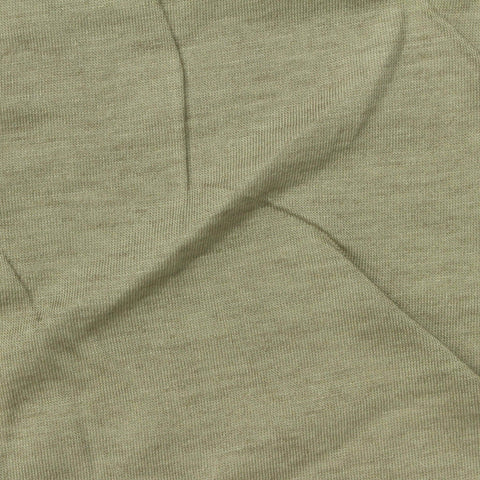 Light Green Heathered-Marl Jersey Knit, Modal-Acrylic