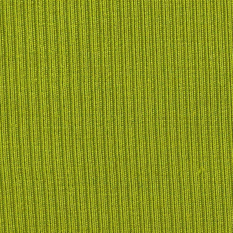 Tencel Lyocell Acrylic Stretch Rib Knit Fabric, 180 gsm, 140 cm — Green